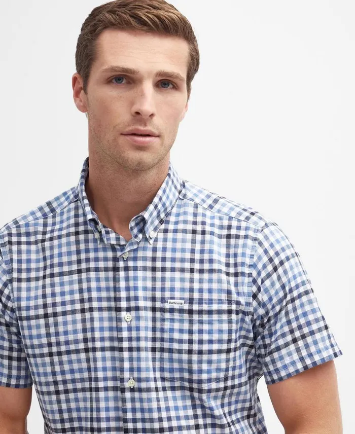 Kinson Tailored Shirt Classic Pink Men Barbour Shirts
