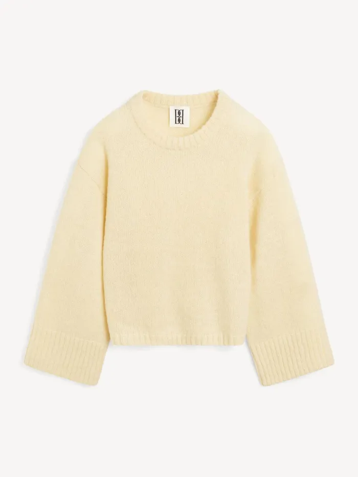 Knitwear Women By Malene Birger Cierra Sweater Sea Mist
