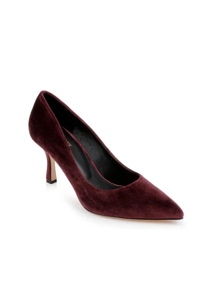 L039Agence Heels Women Fleur Velvet Pump Burgundy Velvet L039Agence Heels Women Fleur Velvet Pump Burgundy Velvet