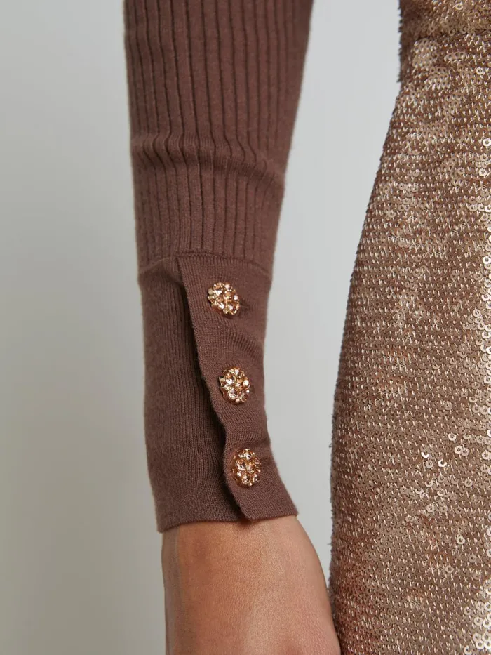 L039Agence Knitwear Women Sky Sweater Cocoa L039Agence Knitwear Women Sky Sweater Cocoa
