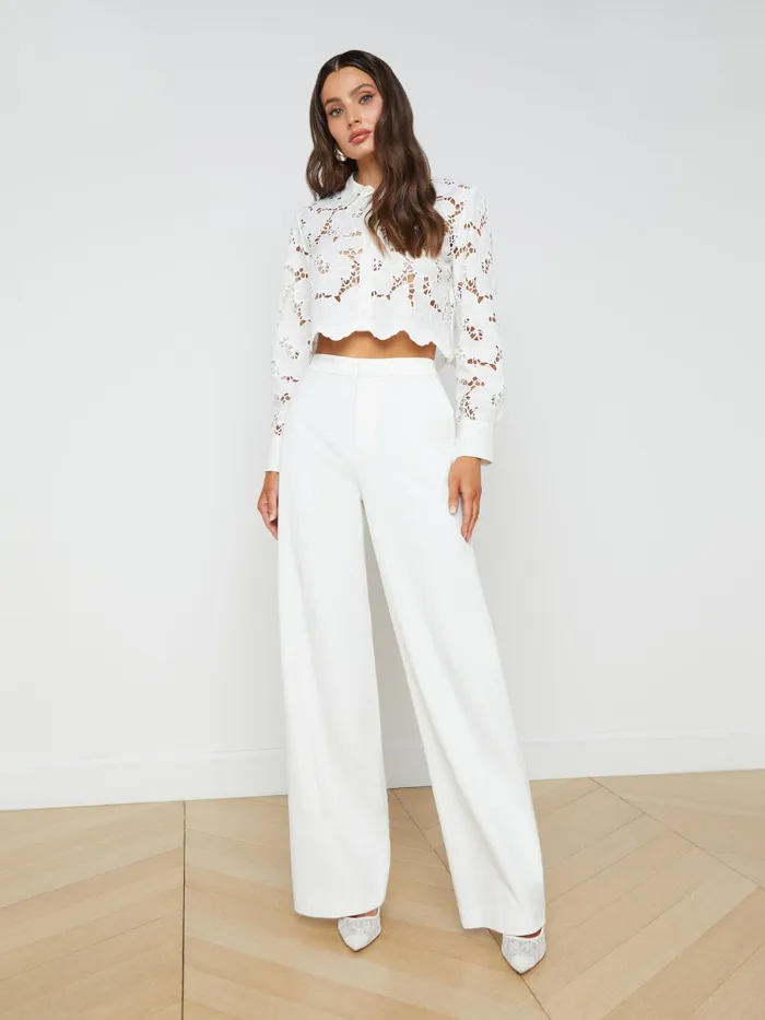 L039Agence Pants Women Livvy StraightLeg Trouser White