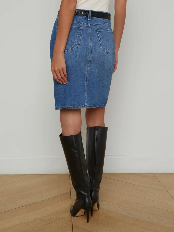 L039Agence Skirts Women Tylee Denim Skirt Boyle L039Agence Skirts Women Tylee Denim Skirt Boyle
