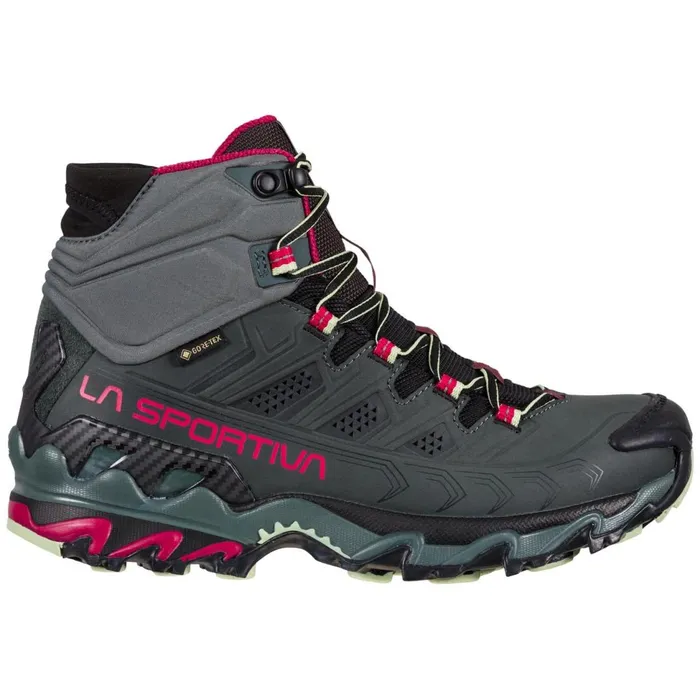 La Sportiva Hiking Ultra Raptor II Mid Leather Wide Woman GTX CharcoalCerise 8211 Women La Sportiva Hiking Ultra Raptor II Mid Leather Wide Woman GTX CharcoalCerise 8211 Women