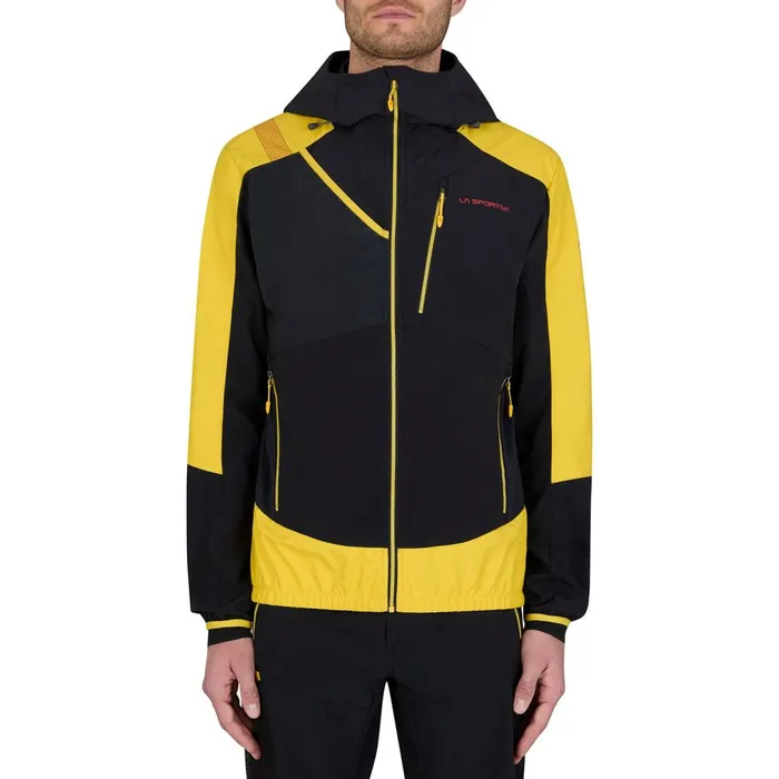 La Sportiva Jackets and Shells Aequilibrium Softshell Jkt M BlackYellow 8211 Men La Sportiva Jackets and Shells Aequilibrium Softshell Jkt M BlackYellow 8211 Men