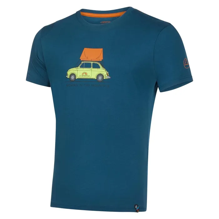 La Sportiva Tshirt Cinquecento TShirt M Storm BlueHawaiian Sun 8211 Men