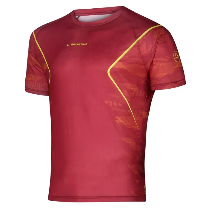 La Sportiva Tshirt Pacer TShirt M SangriaHawaiian Sun 8211 Men