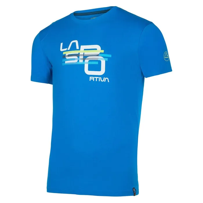 La Sportiva Tshirt Stripe Cube TShirt M Electric Blue 8211 Men