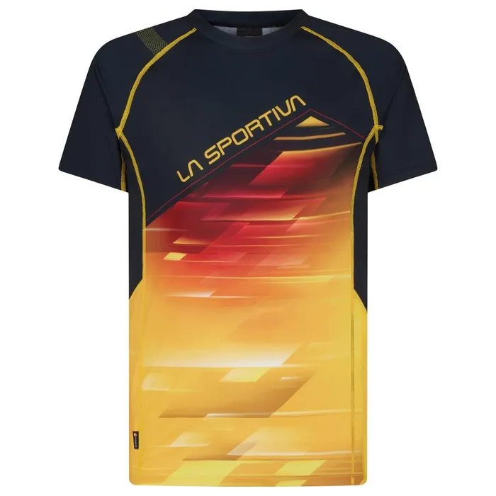 La Sportiva Tshirt Wave TShirt M BlackYellow 8211 Men