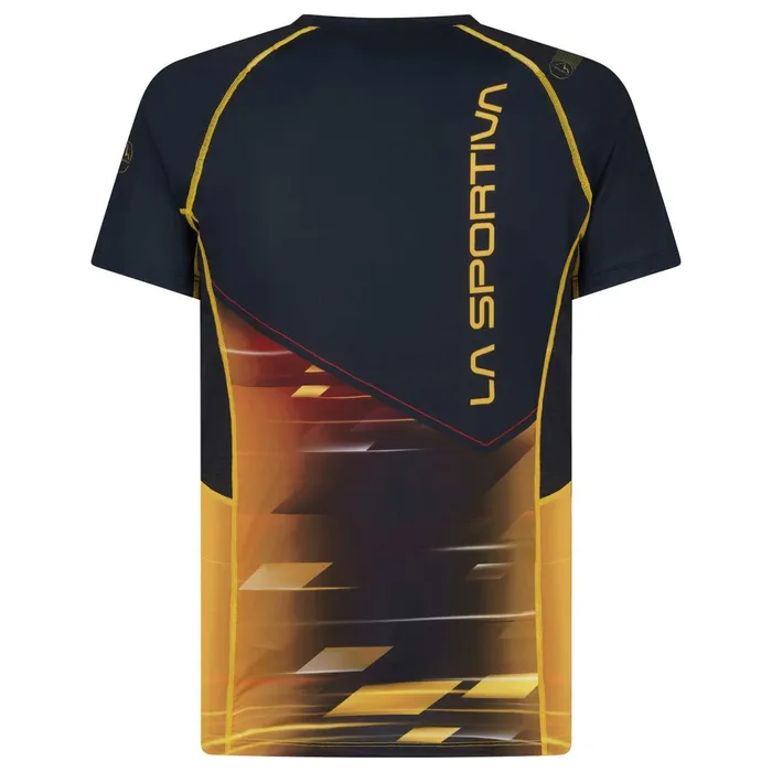 La Sportiva Tshirt Wave TShirt M BlackYellow 8211 Men La Sportiva Tshirt Wave TShirt M BlackYellow 8211 Men