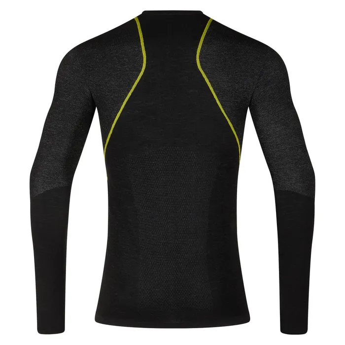 La Sportiva Technical Shirts Wool40 Aero Longsleeve M BlackYellow 8211 Men La Sportiva Technical Shirts Wool40 Aero Longsleeve M BlackYellow 8211 Men