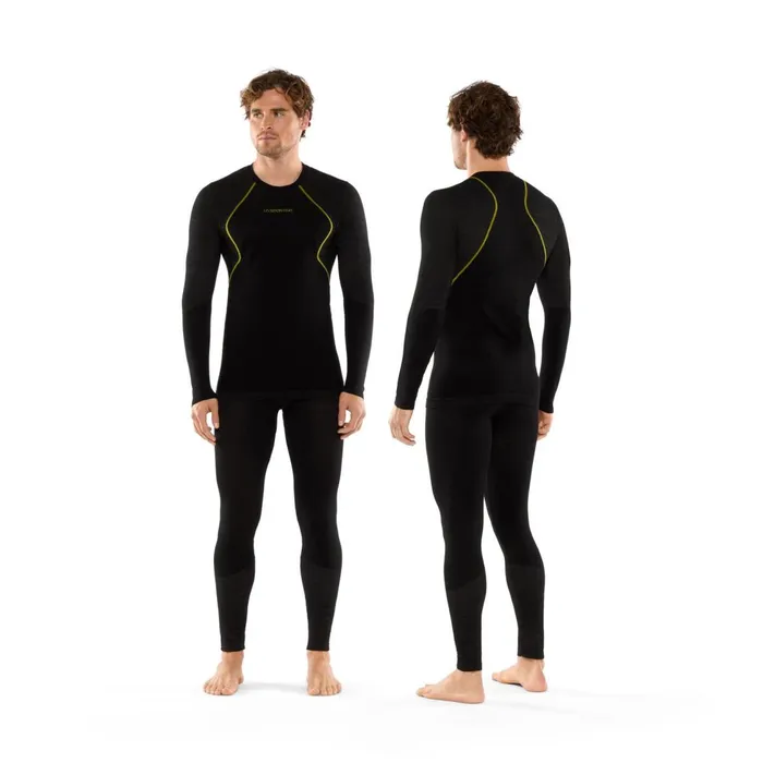 La Sportiva Technical Shirts Wool40 Aero Longsleeve M BlackYellow 8211 Men La Sportiva Technical Shirts Wool40 Aero Longsleeve M BlackYellow 8211 Men