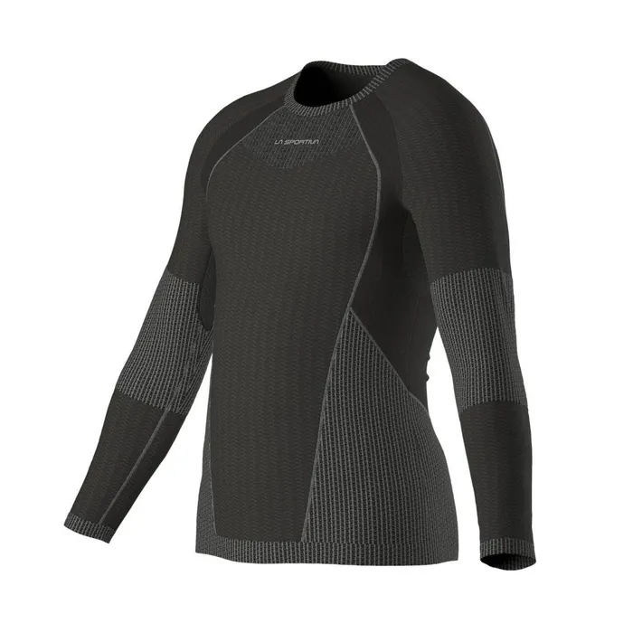 La Sportiva Technical Shirts Wool70 Tech Longsleeve M CarbonCloud 8211 Men