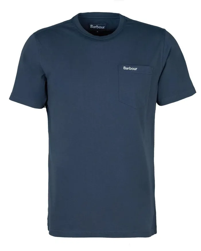 Langdon Pocket TShirt Classic Navy Men Barbour TShirts