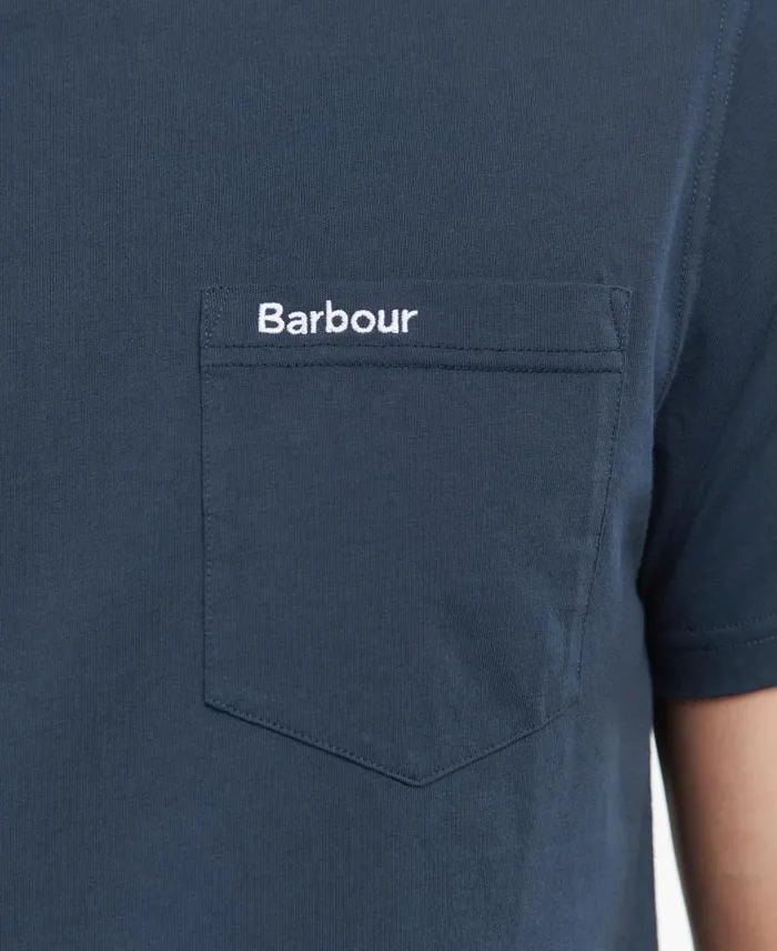 Langdon Pocket TShirt Classic Navy Men Barbour TShirts