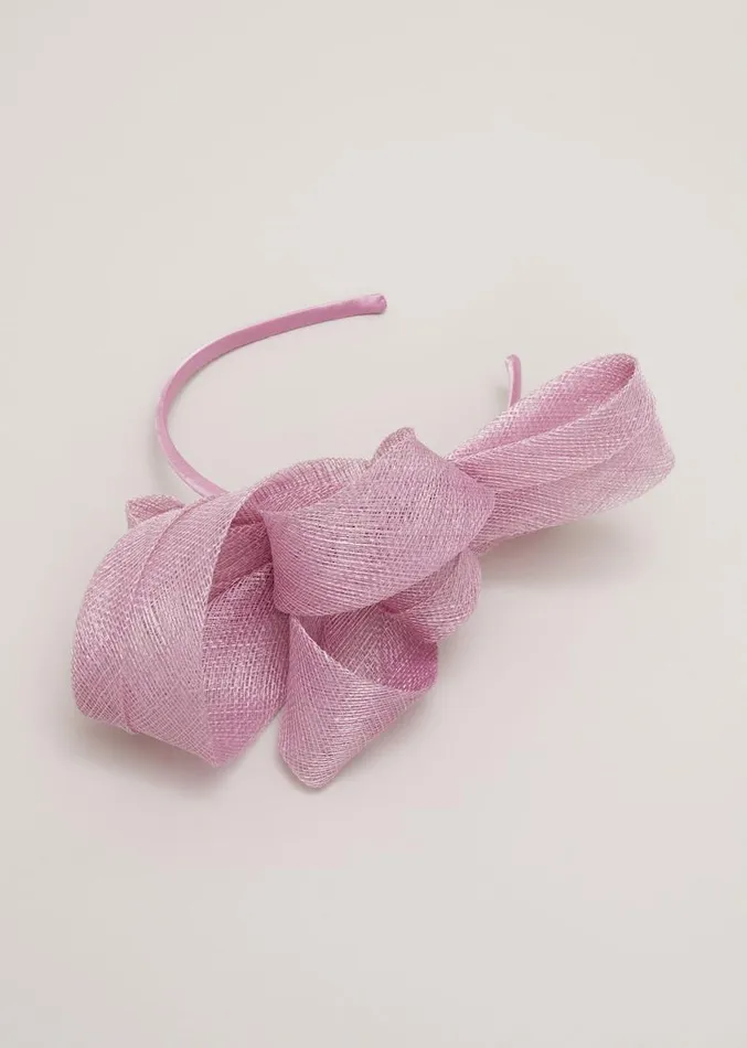 Large Bow Headband Pink Women Phase Eight Headbands