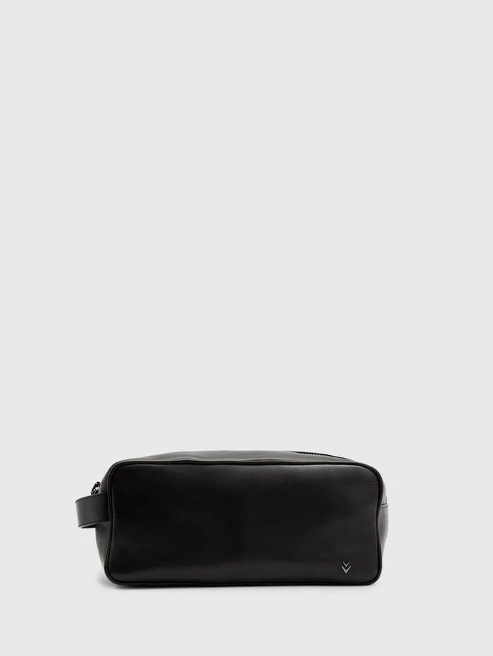 Leather Bags Men John Varvatos TRAVEL CASE Black
