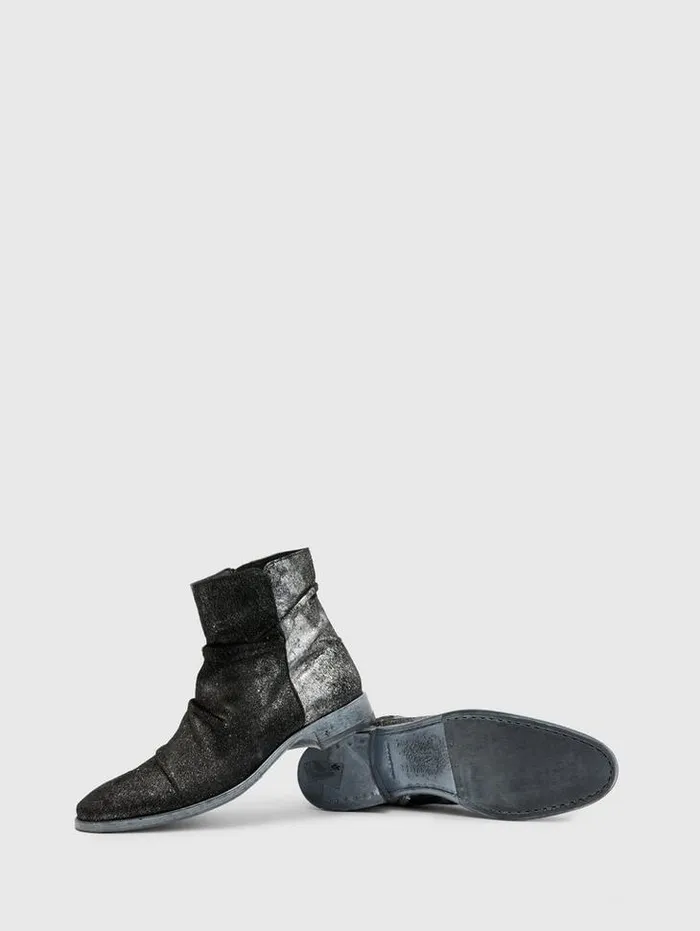 Leather Boots Men John Varvatos MORRISON SHARPEI BOOT Moonshadow