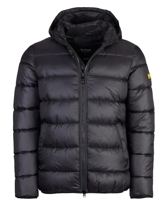 Legacy Bobber Quilted Jacket Wine Men Barbour Quilted Jackets