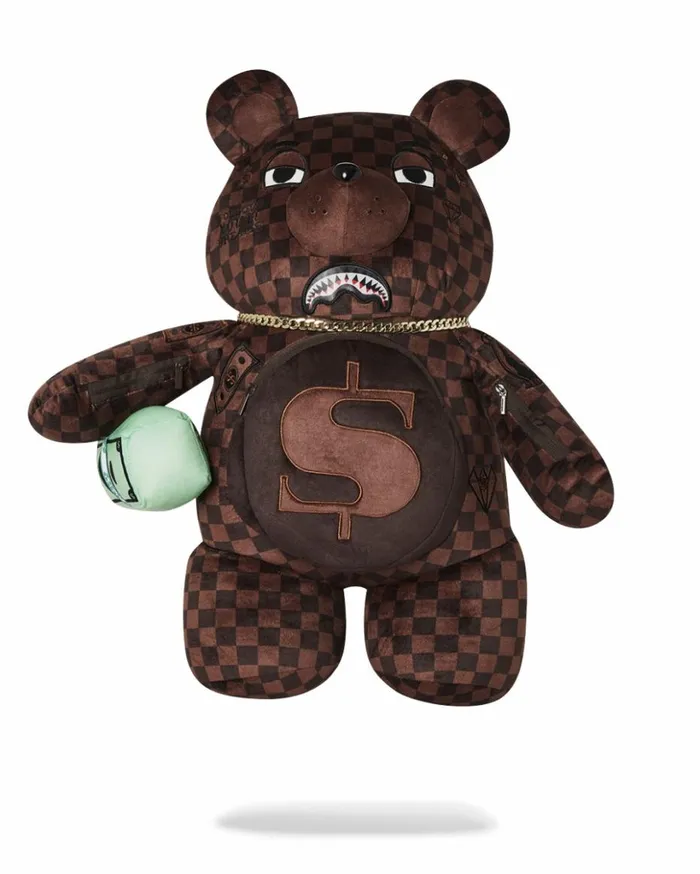 LENTICULAR EFFECTS MONEYBEAR TEDDYBEAR BACKPACK Bags SPRAYGROUND