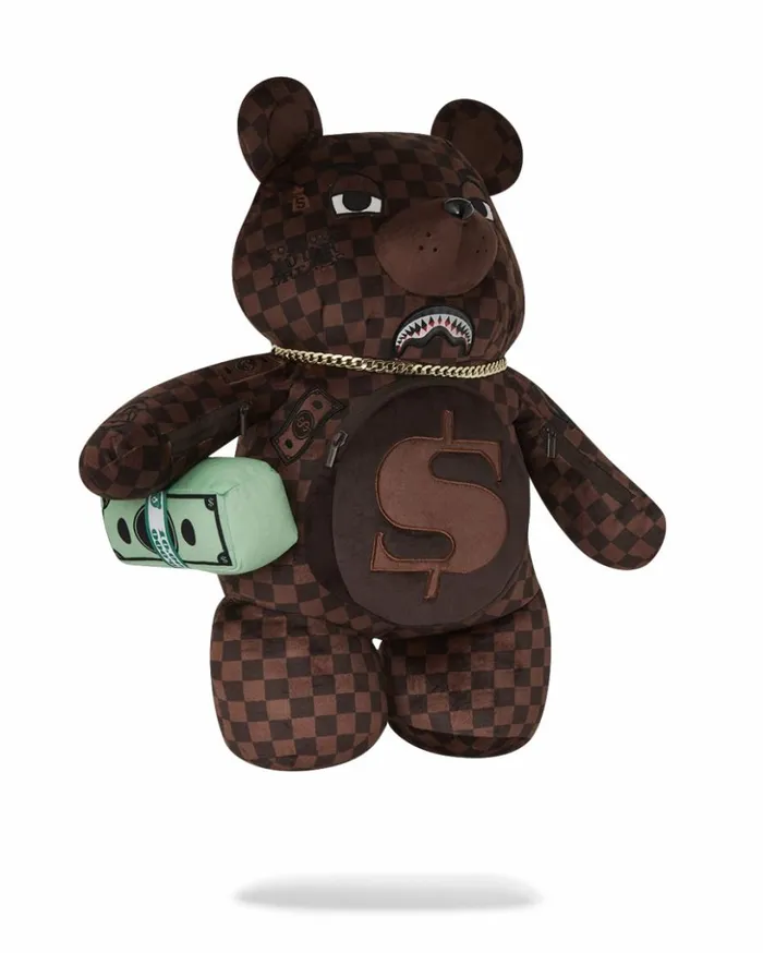 LENTICULAR EFFECTS MONEYBEAR TEDDYBEAR BACKPACK Bags SPRAYGROUND