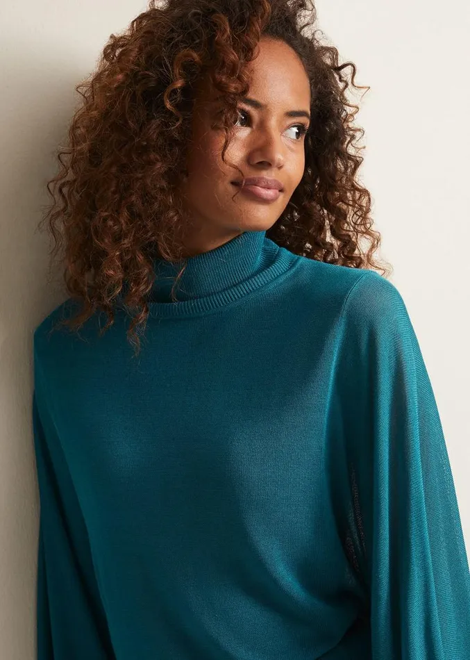 Loletta Drama Top Teal Women Phase Eight Tops and TShirts