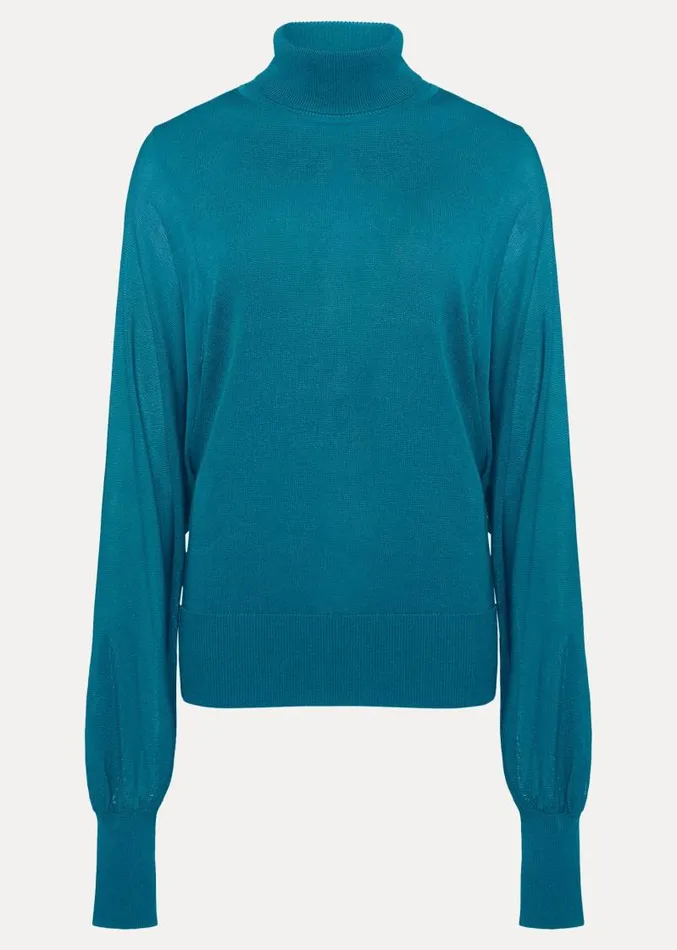 Loletta Drama Top Teal Women Phase Eight Tops and TShirts