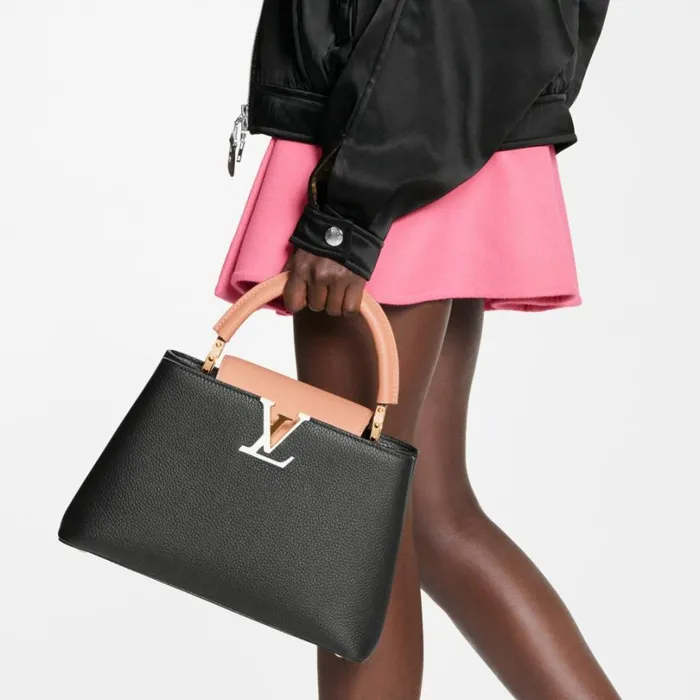 Louis Vuitton Capucines Bag Louis Vuitton M59466 Capucines PM Black Gold Arizona 8211 Louis Vuitton Handbag Store 8211 Women