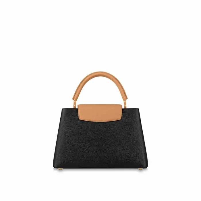 Louis Vuitton Capucines Bag Louis Vuitton M59466 Capucines PM Black Gold Arizona 8211 Louis Vuitton Handbag Store 8211 Women