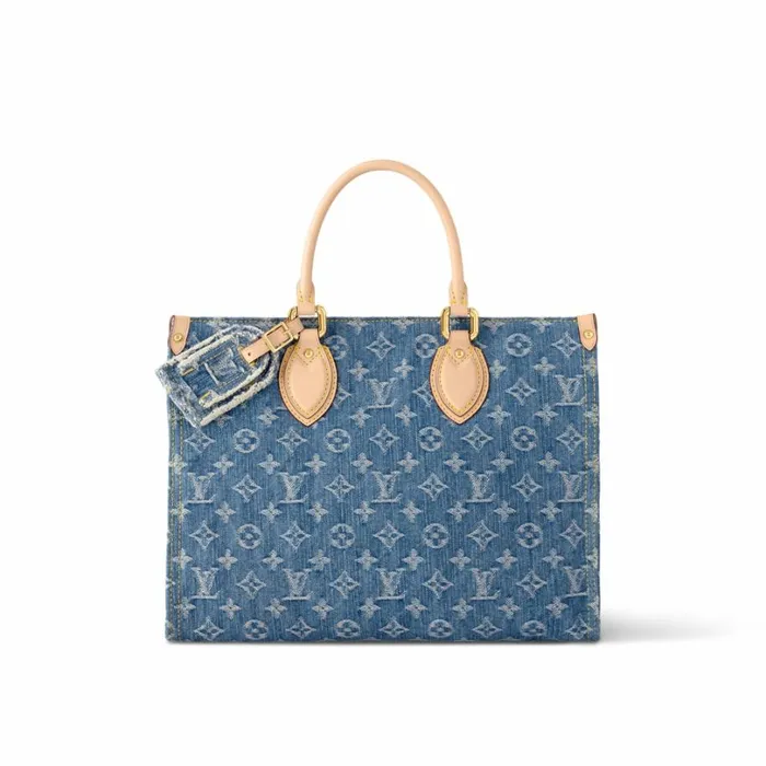Louis Vuitton Onthego Bag Louis Vuitton M46871 OnTheGo MM Denim Blue 8211 Louis Vuitton Handbag Store 8211 Women Louis Vuitton Onthego Bag Louis Vuitton M46871 OnTheGo MM Denim Blue 8211 Louis Vuitton Handbag Store 8211 Women