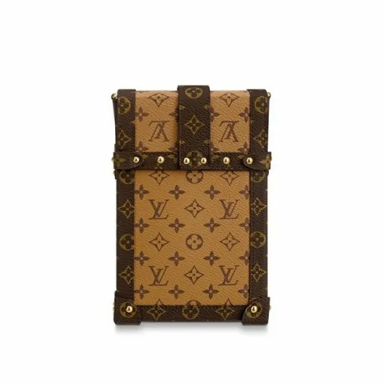 Louis Vuitton Trunk Bag Louis Vuitton Vertical Trunk Pochette Brown M67873 Black M63913 8211 Louis Vuitton Handbag Store 8211 Women
