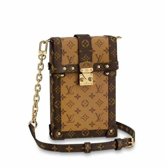 Louis Vuitton Trunk Bag Louis Vuitton Vertical Trunk Pochette Brown M67873 Black M63913 8211 Louis Vuitton Handbag Store 8211 Women