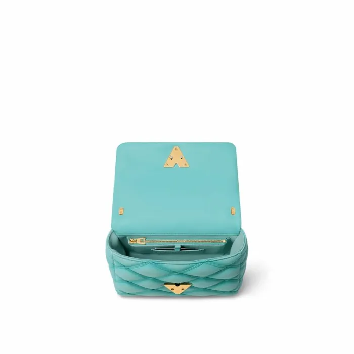 Louis Vuitton Twist Bag Louis Vuitton M24185 GO14 MM Lagoon Turquoise 8211 Louis Vuitton Handbag Store 8211 Women