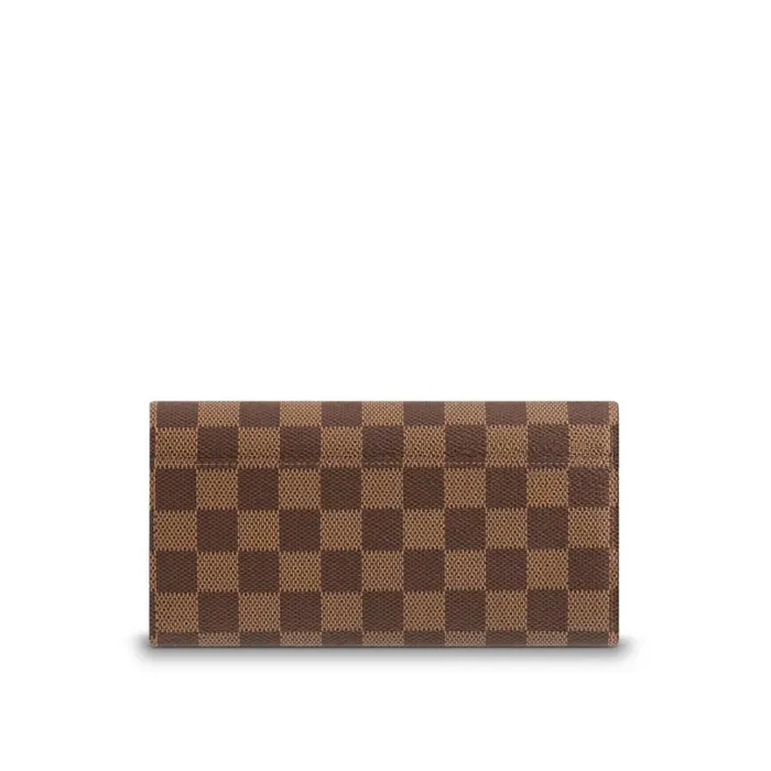 Louis Vuitton Wallets Louis Vuitton Damier Ebene N63209 Sarah Wallet 8211 Louis Vuitton Handbag Store 8211 Women