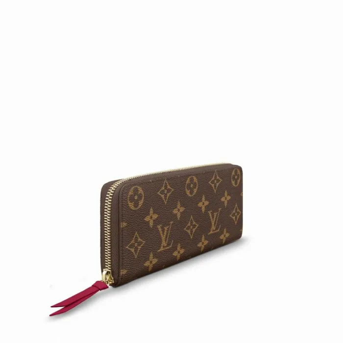 Louis Vuitton Wallets Louis Vuitton Monogram Canvas Clemence Wallet M60742 Fuchsia 8211 Louis Vuitton Handbag Store 8211 Women