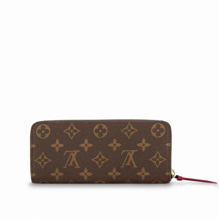 Louis Vuitton Wallets Louis Vuitton Monogram Canvas Clemence Wallet M60742 Fuchsia 8211 Louis Vuitton Handbag Store 8211 Women