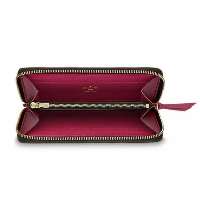 Louis Vuitton Wallets Louis Vuitton Monogram Canvas Clemence Wallet M60742 Fuchsia 8211 Louis Vuitton Handbag Store 8211 Women