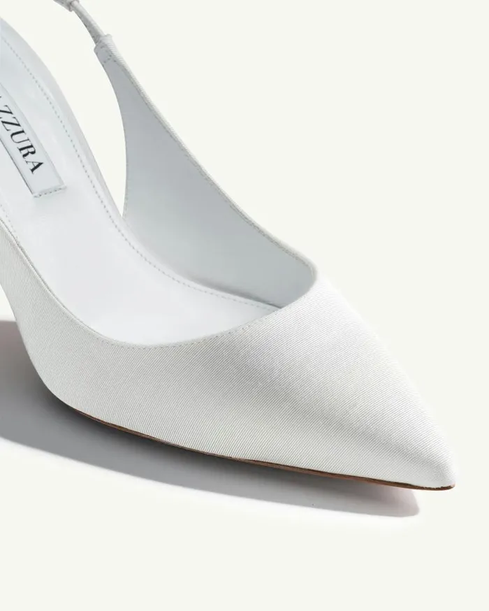 Love Link Pump 75 White Women Aquazzura Bridal Love Link Pump 75 White Women Aquazzura Bridal