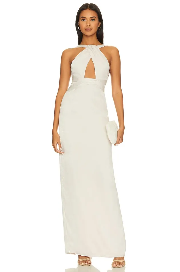 Lovers and Friends Dresses Women Bobbi Gown Champagne Beige
