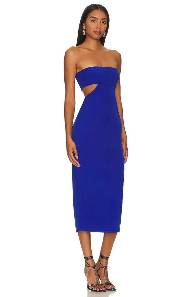Lovers and Friends Dresses Women Maves Midi Dress Royal Blue Lovers and Friends Dresses Women Maves Midi Dress Royal Blue