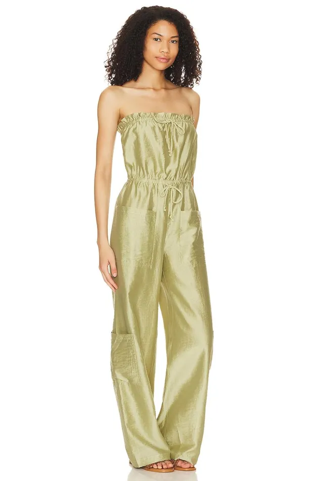 Lovers and Friends Jumpsuits Women Brynn Jumpsuit Sage Green Lovers and Friends Jumpsuits Women Brynn Jumpsuit Sage Green