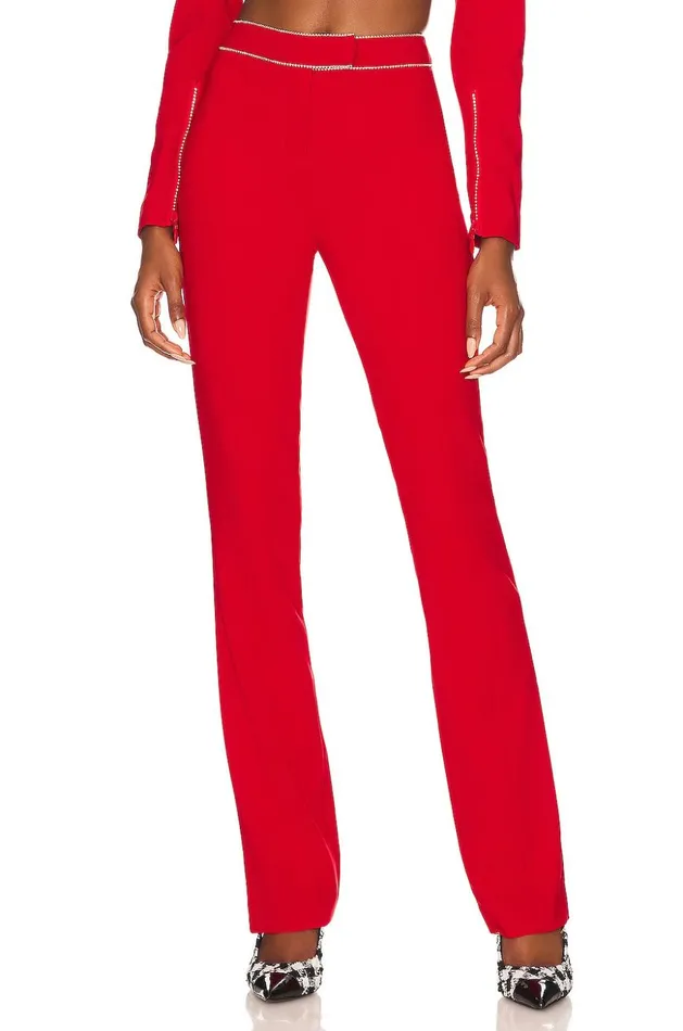 Lovers and Friends Pants Women Catalina Pant Cherry Red