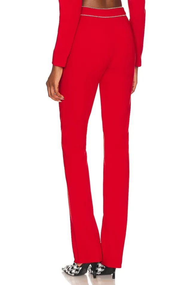 Lovers and Friends Pants Women Catalina Pant Cherry Red Lovers and Friends Pants Women Catalina Pant Cherry Red