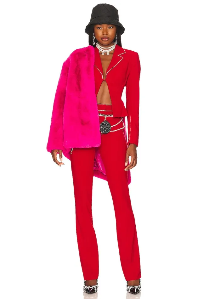Lovers and Friends Pants Women Catalina Pant Cherry Red Lovers and Friends Pants Women Catalina Pant Cherry Red