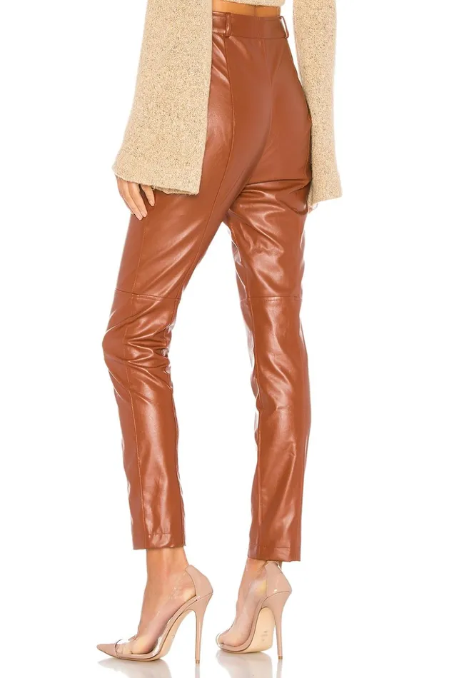 Lovers and Friends Pants Women Georgie Pant Chestnut Brown Lovers and Friends Pants Women Georgie Pant Chestnut Brown