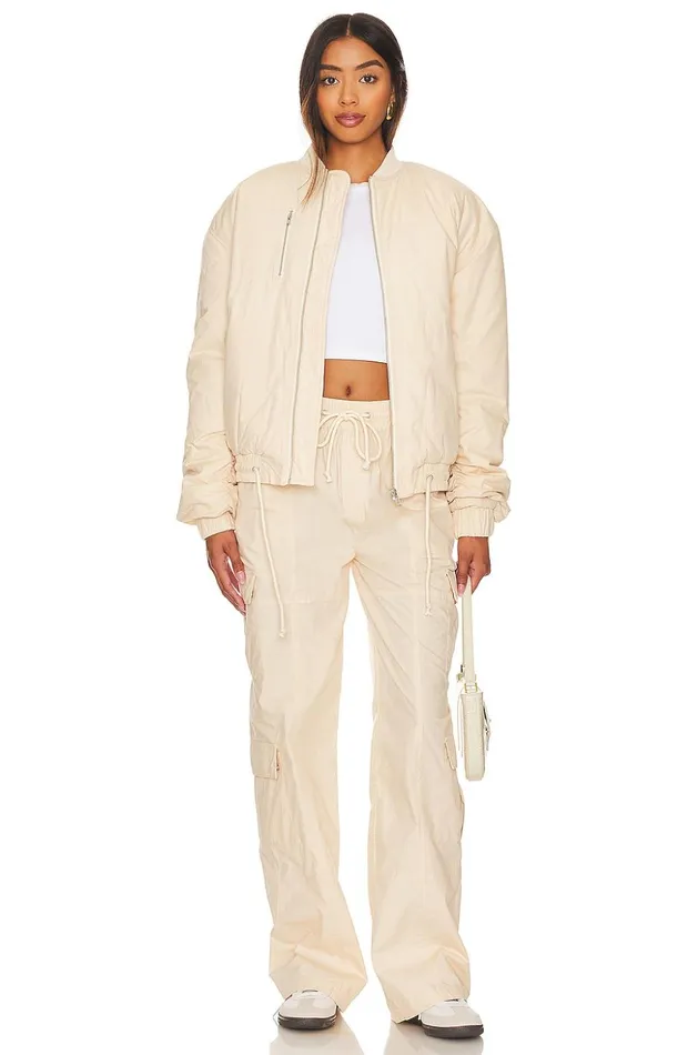 Lovers and Friends Pants Women Wren Cargo Pant Macadamia Neutral Lovers and Friends Pants Women Wren Cargo Pant Macadamia Neutral