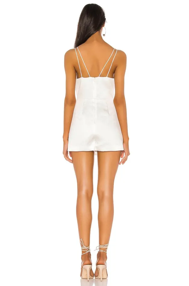 Lovers and Friends Rompers Women Sunny Romper White Lovers and Friends Rompers Women Sunny Romper White