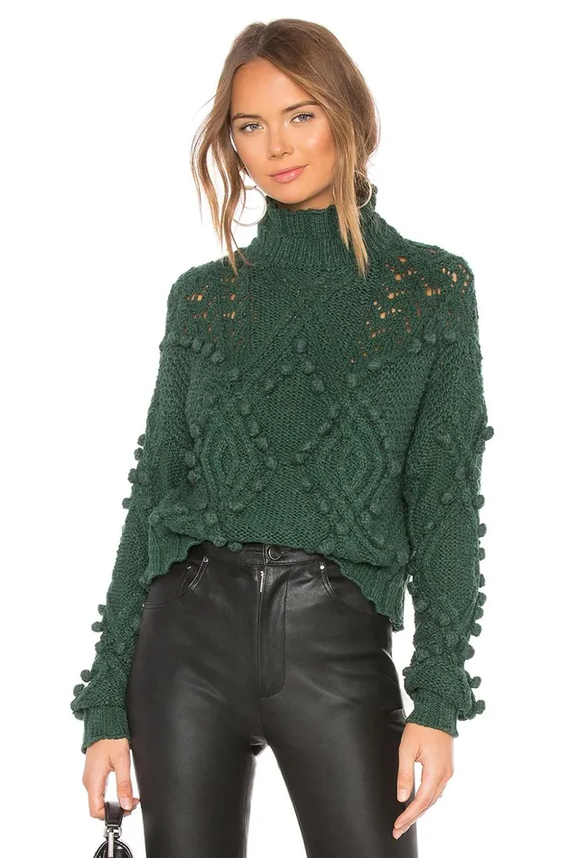 Lovers and Friends Sweaters and Knits Women Daybreak Sweater Forest Green
