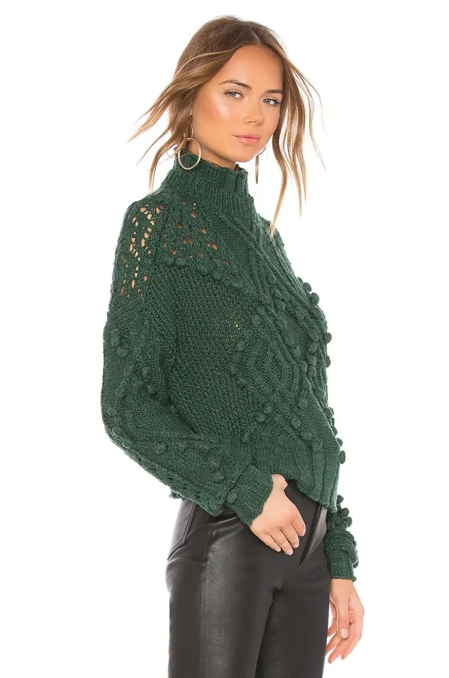 Lovers and Friends Sweaters and Knits Women Daybreak Sweater Forest Green Lovers and Friends Sweaters and Knits Women Daybreak Sweater Forest Green