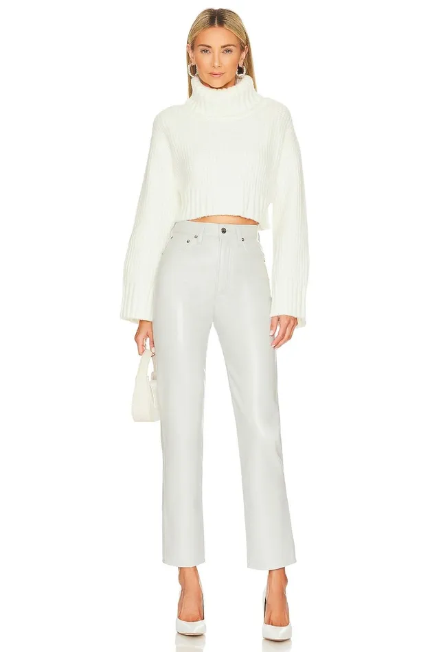 Lovers and Friends Sweaters and Knits Women Feya Cropped Pullover Ivory Lovers and Friends Sweaters and Knits Women Feya Cropped Pullover Ivory