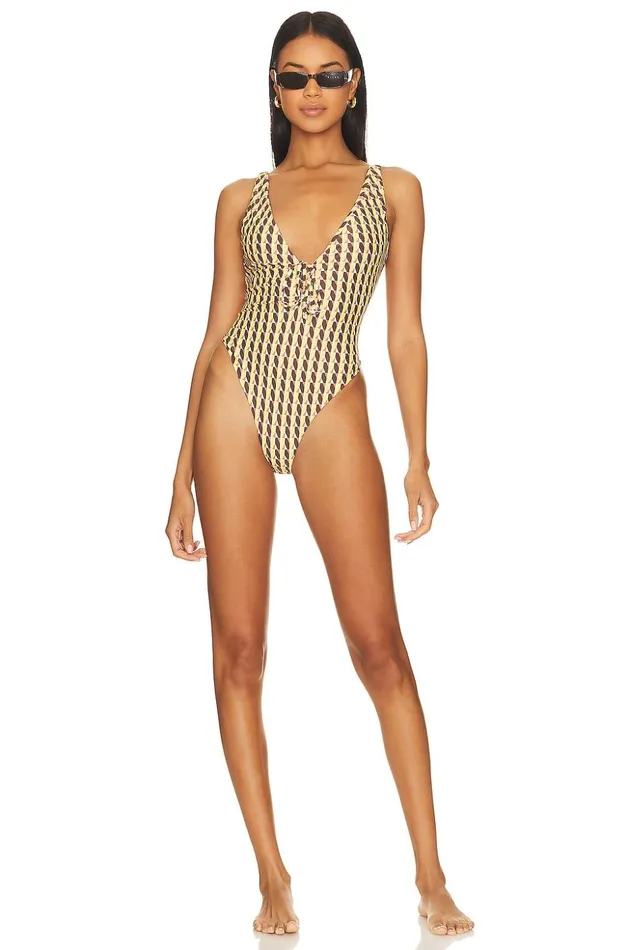 Lovers and Friends Swimsuits and CoverUps Women Horizon One Piece Multi Trigon